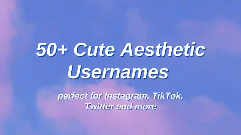 Cute Usernames